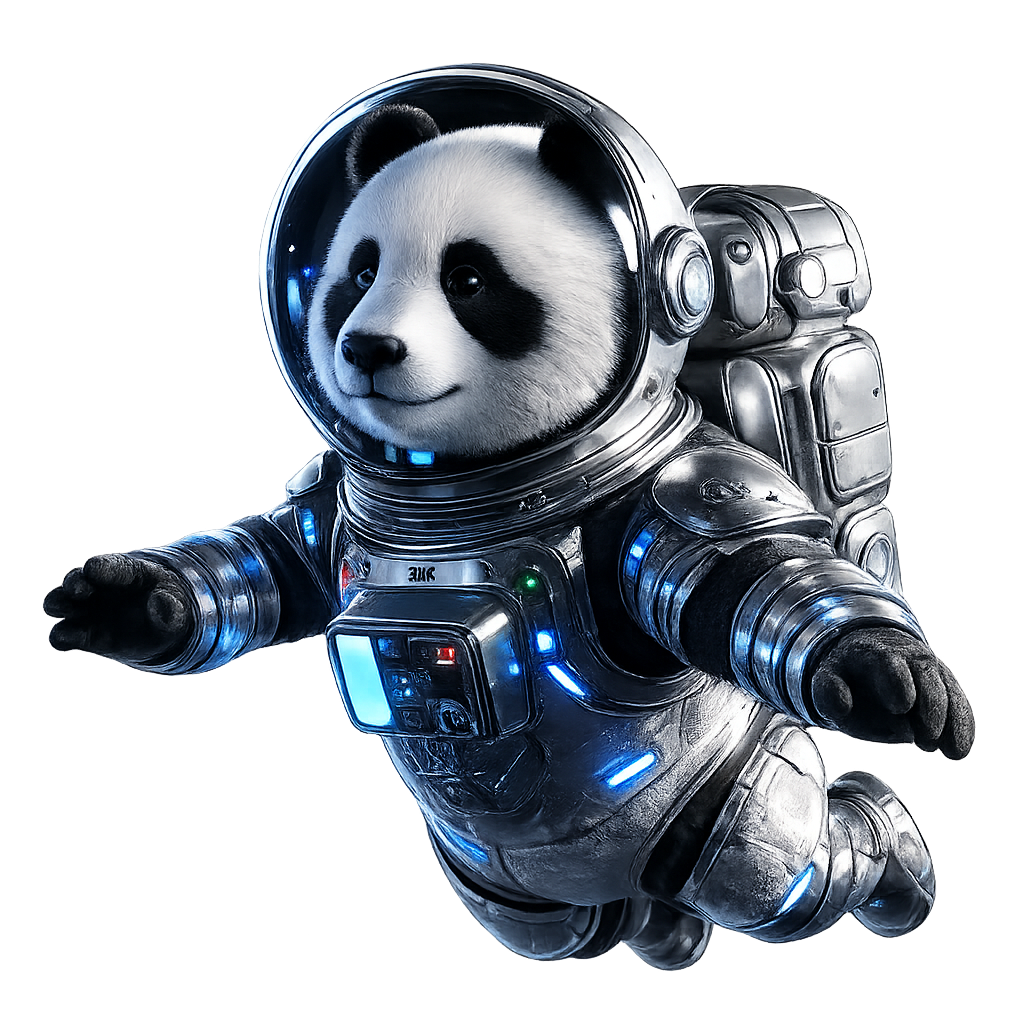 Panda Astronauta